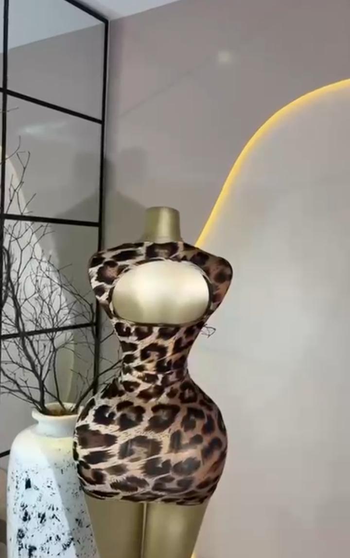 Leopard Sleeveless Mini