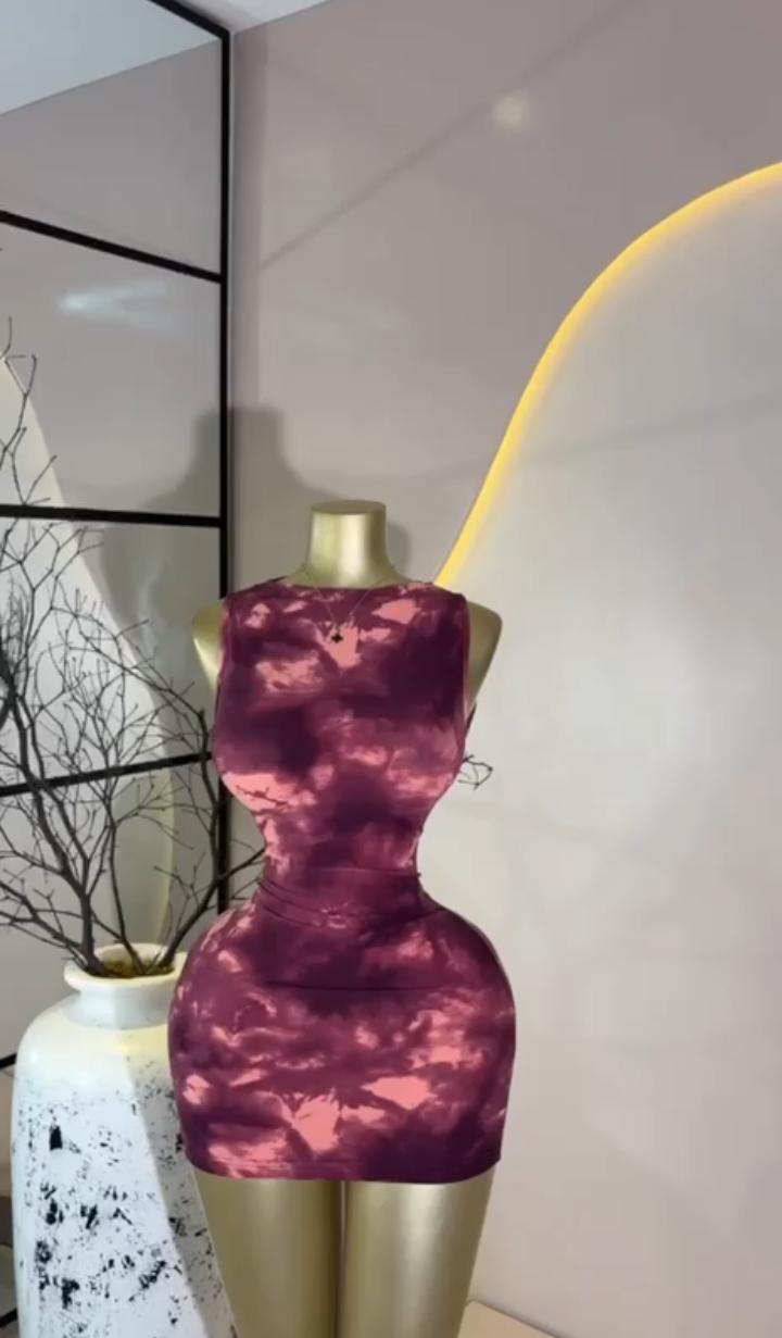 Plum Tie-Dye Mini