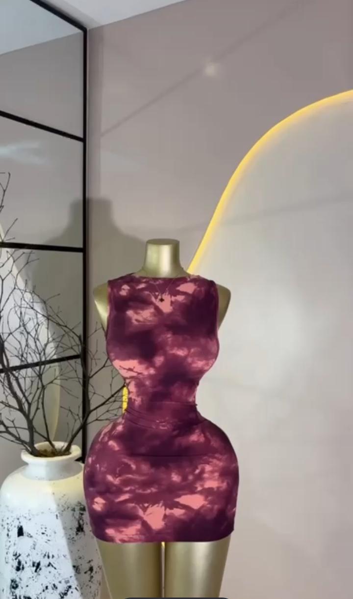 Plum Tie-Dye Mini