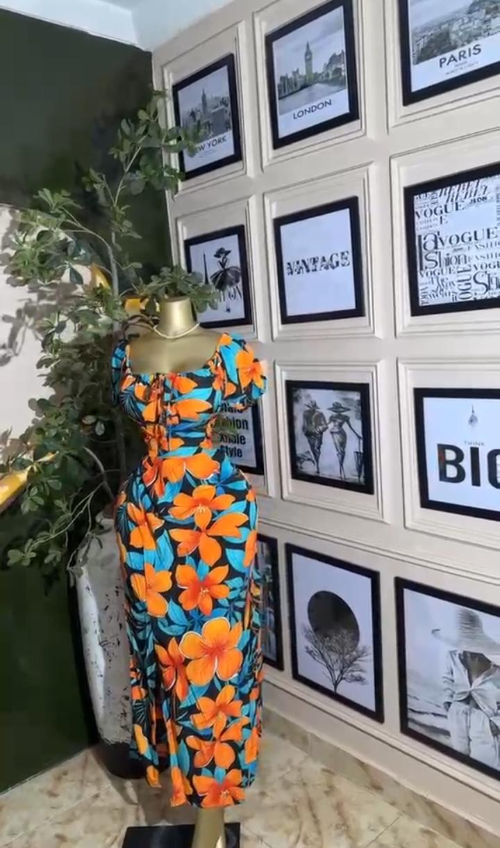 Tropical Puff Maxi