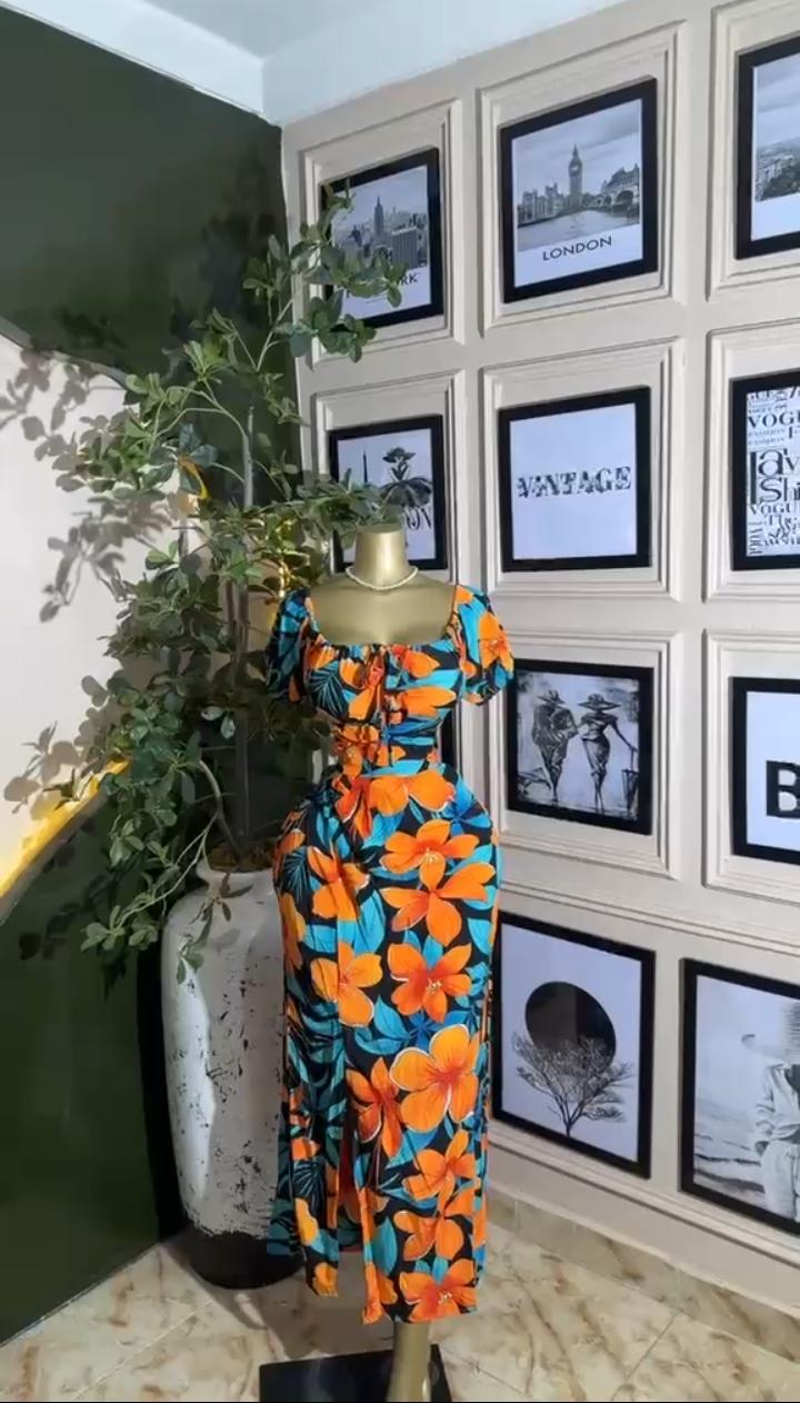 Tropical Puff Maxi