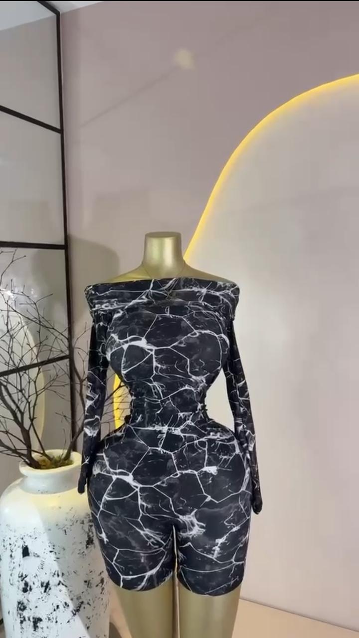 Marble Romper