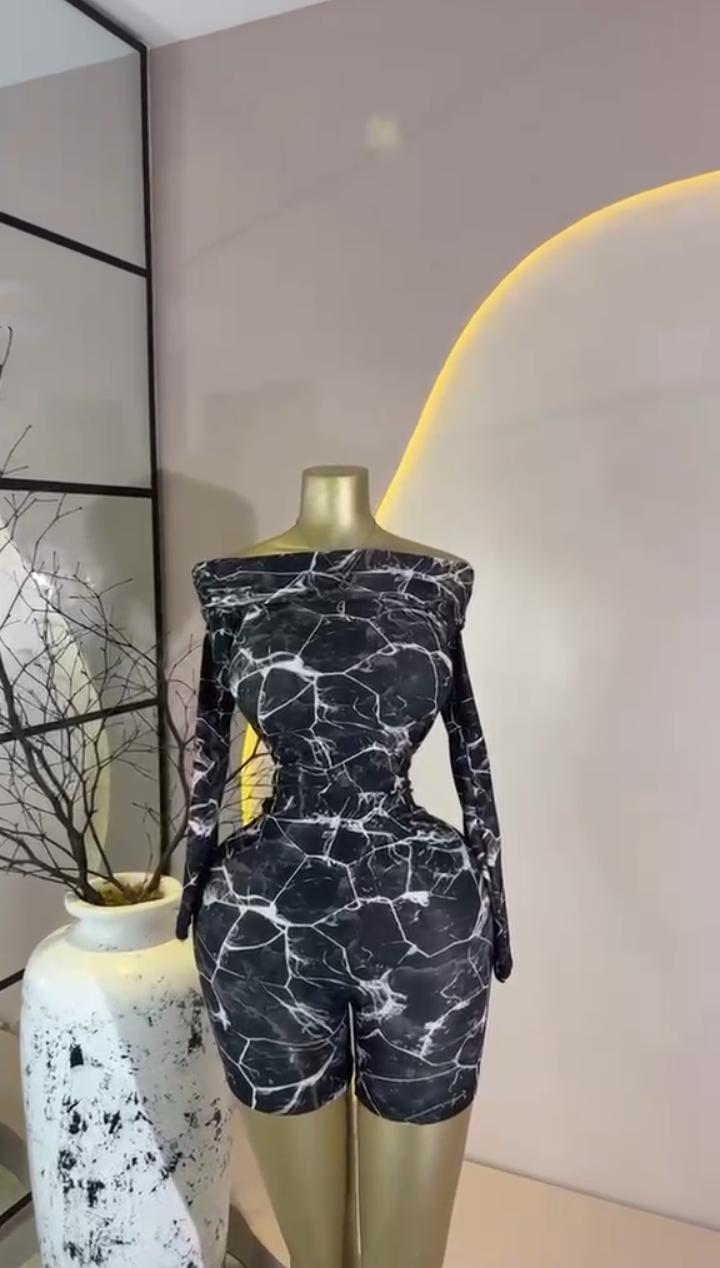 Marble Romper