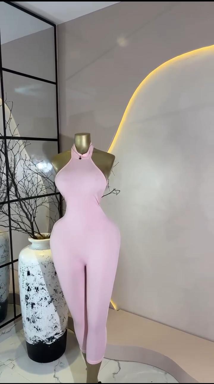 Blush Pink Catsuit