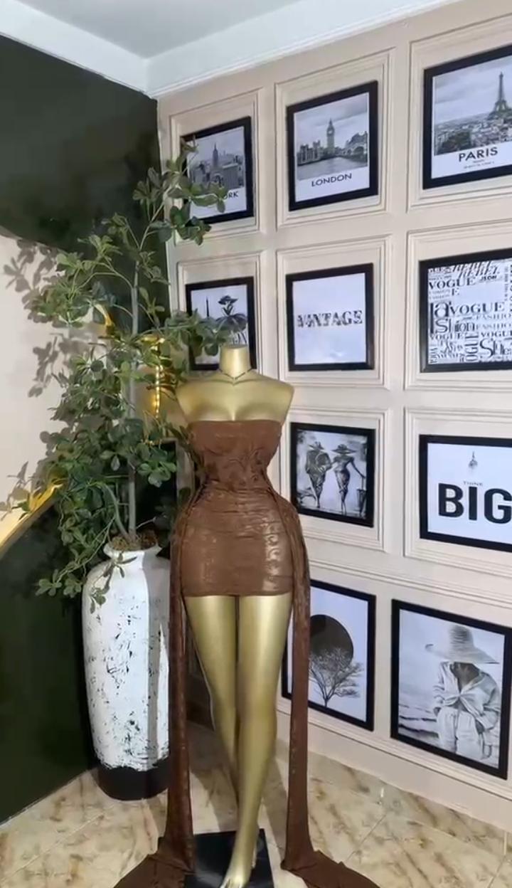 Brown Bandeau Mini