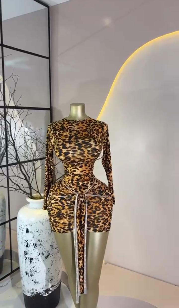 Leopard Cutout Mini